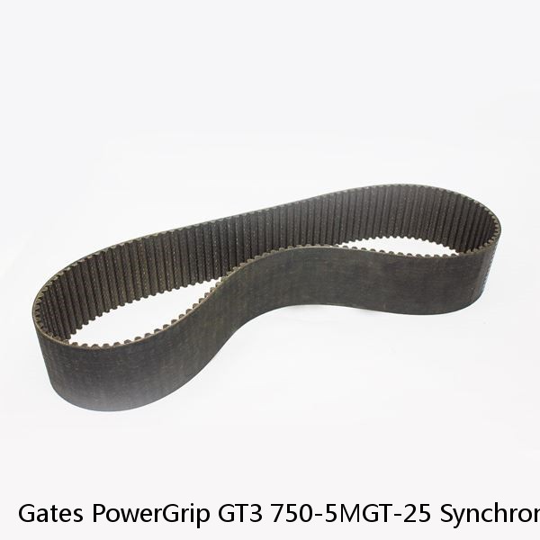 Gates PowerGrip GT3 750-5MGT-25 Synchronous Timing Belt USA Made #1 small image