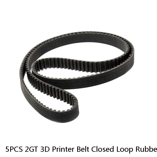 5PCS 2GT 3D Printer Belt Closed Loop Rubber GT2 Timing Belt Length 102mm-132mm #1 image